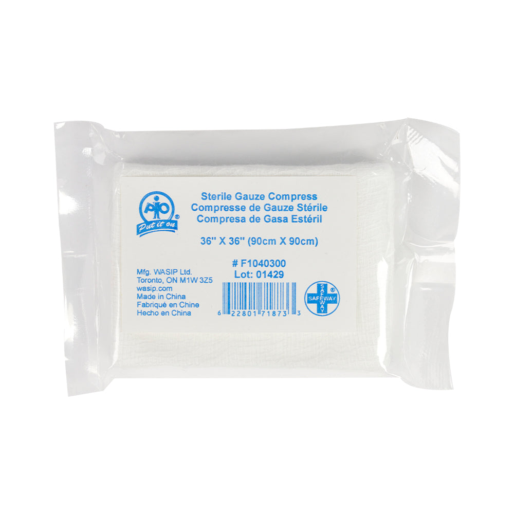 Wasip Gauze Compress - 36" x 36"