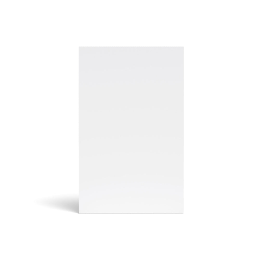 Staples Unruled Notepad - 5" x 8" - White - 100 Sheets/Pad - 6 Pack