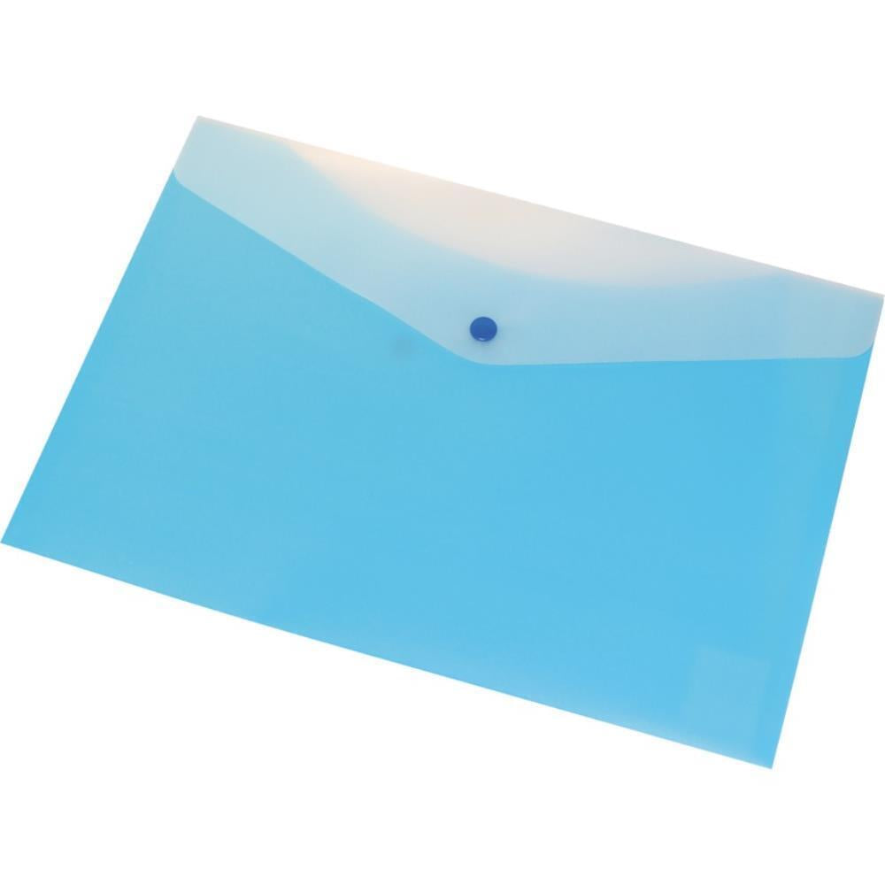 Enveloppe en polyéthylène givré VLB Filemode - 13-1/4" x 9" - Bleu