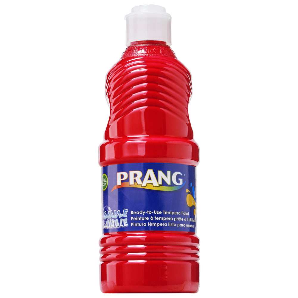Peinture à la détrempe lavable Prang - 473 g - Rouge