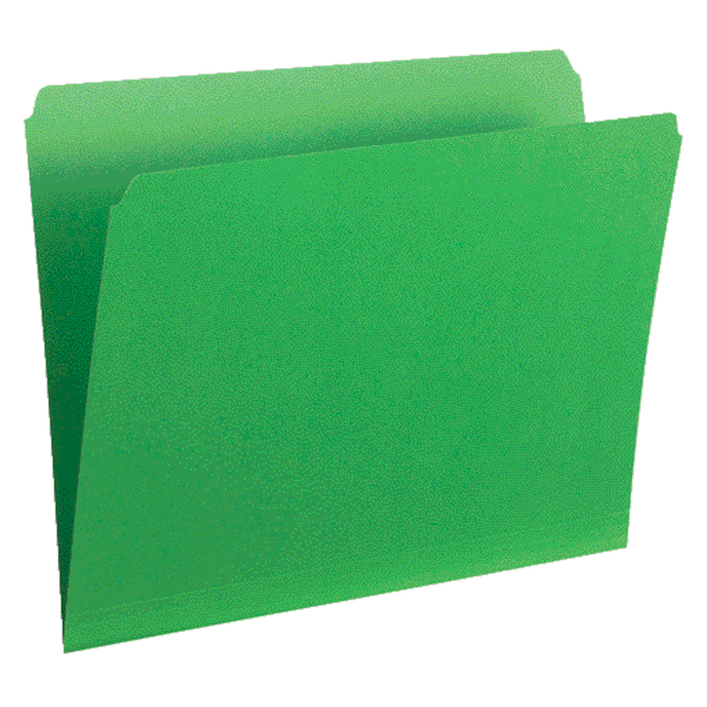 Pendaflex Coloured File Folders - Letter Size - Green - 100 Pack