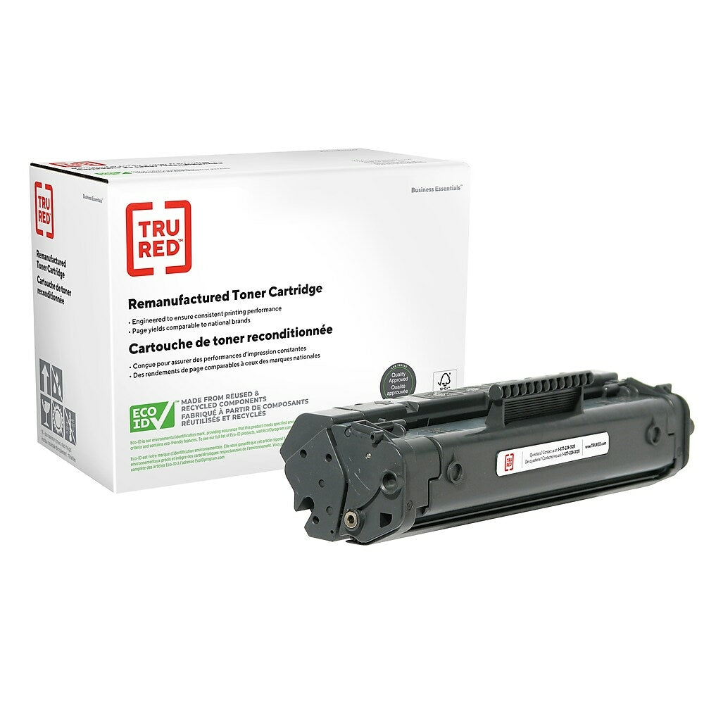 TRU RED C4092A HP 92A Remanufactured Toner Cartridge - Standard Yield - Black