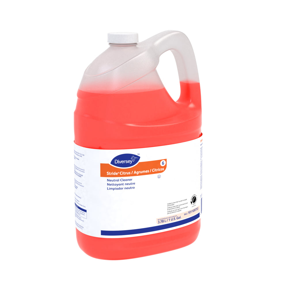 Nettoyant neutre Diversey Stride Citrus - 1 gallon