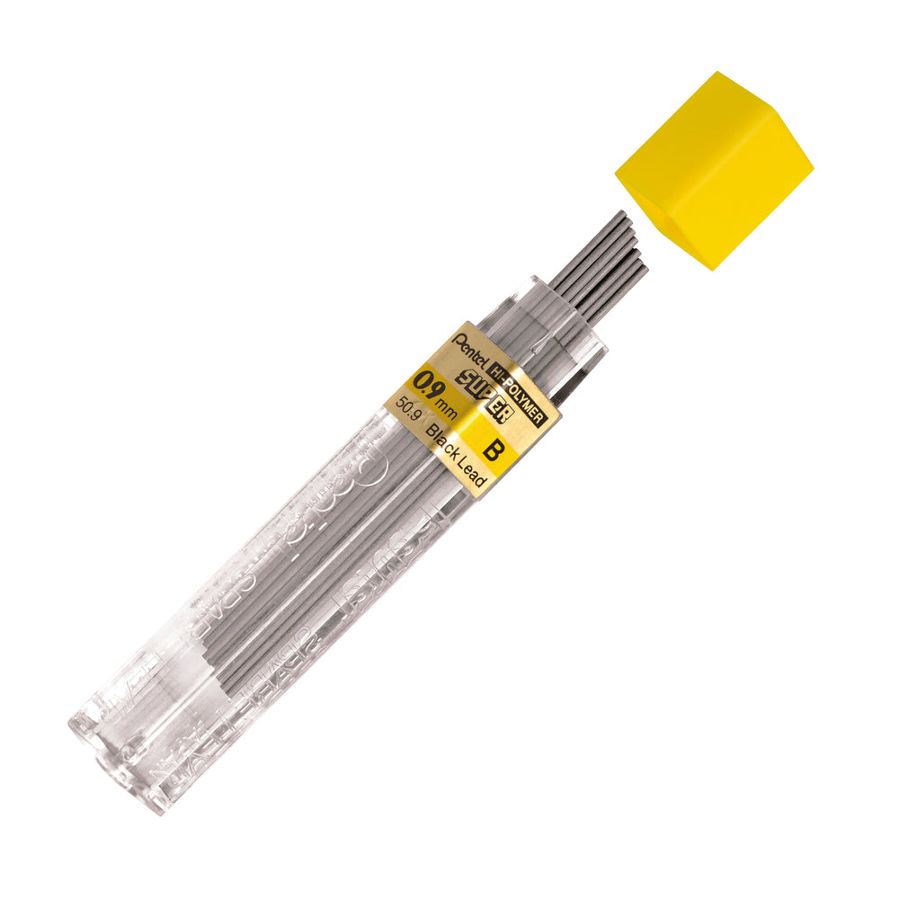 Mine Pentel Super Hi-Polymer pour porte-mines - B - 0,9 mm