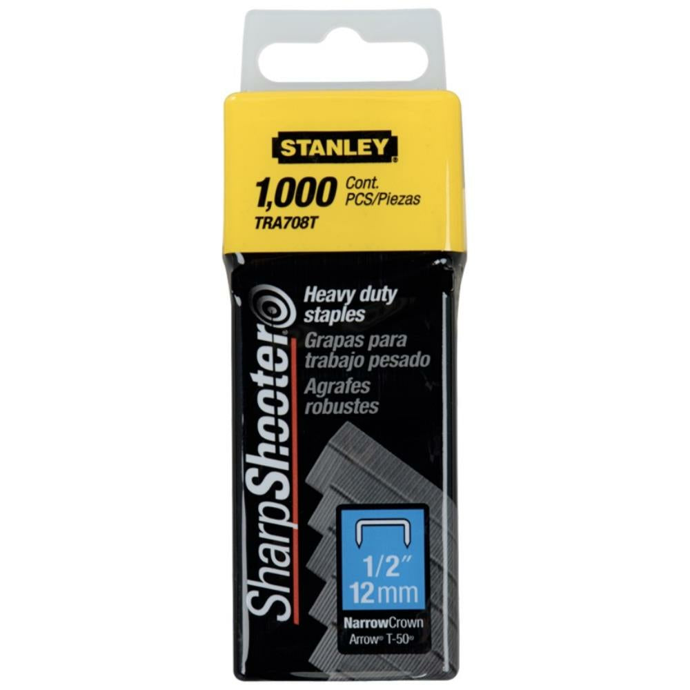 Agrafes Stanley Sharpshooter Tacker - Usage intensif - 1/2"