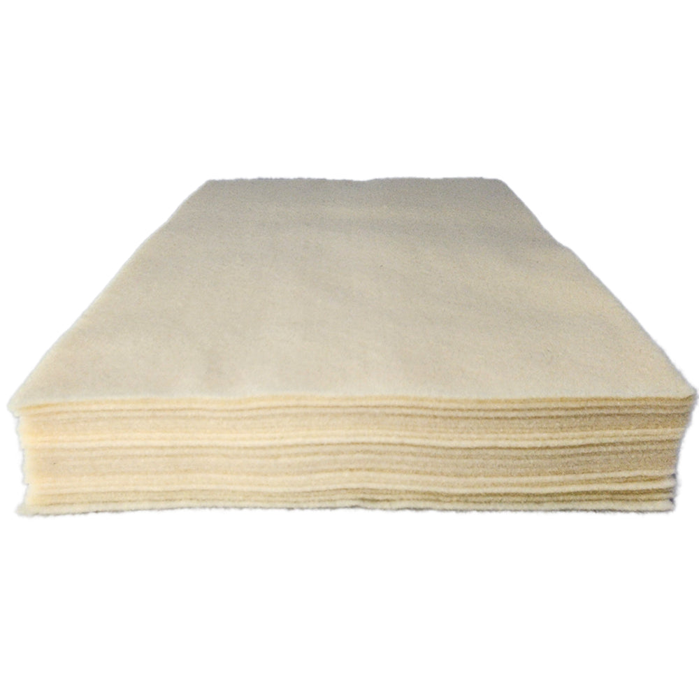 Multifeutre Craft Felt - 23cm x 30cm - Beige - 25 Pack