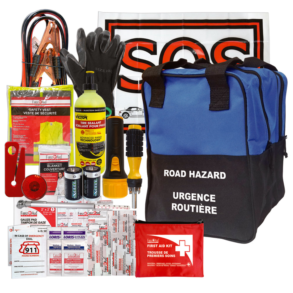 Trousse de premiers secours routière centrale de premiers secours