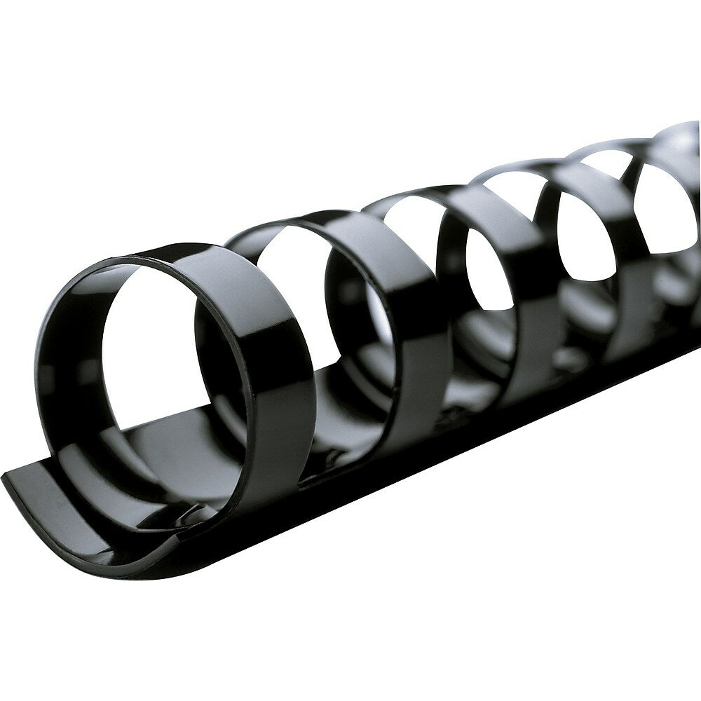 Reliure Swingline CombBind 1" (dos de 2,5 cm), noire, paquet de 100