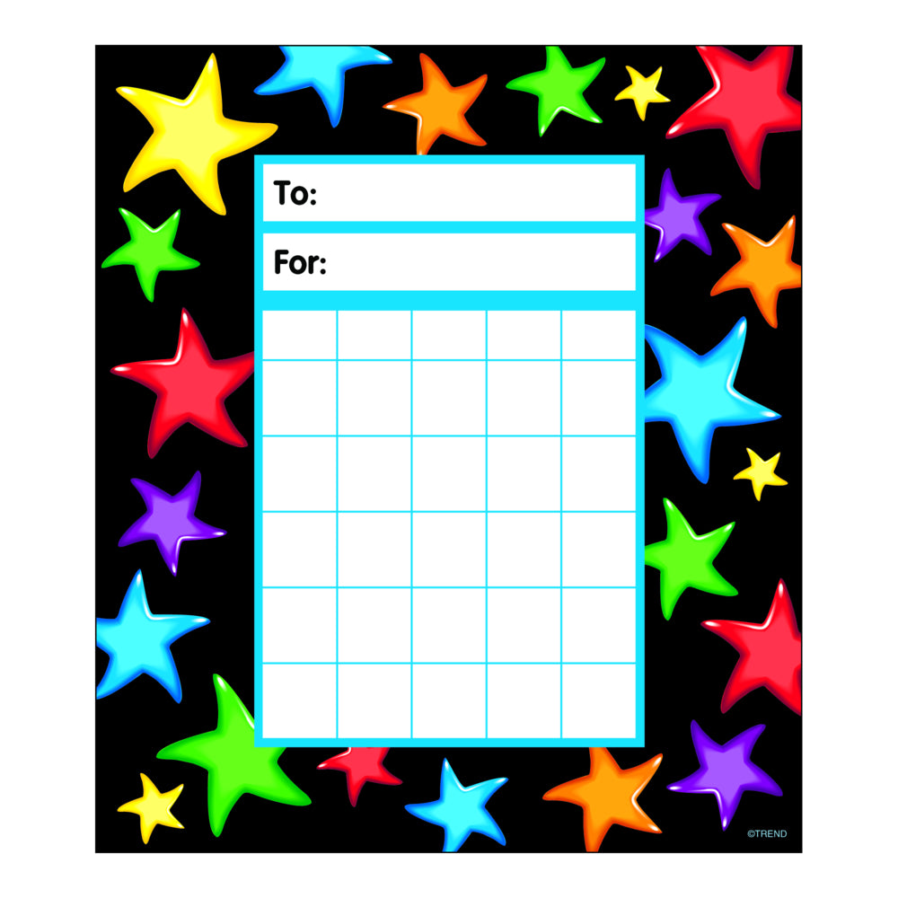 Blocs de récompenses TREND Enterprises - 5,25" x 6" - 36 feuilles