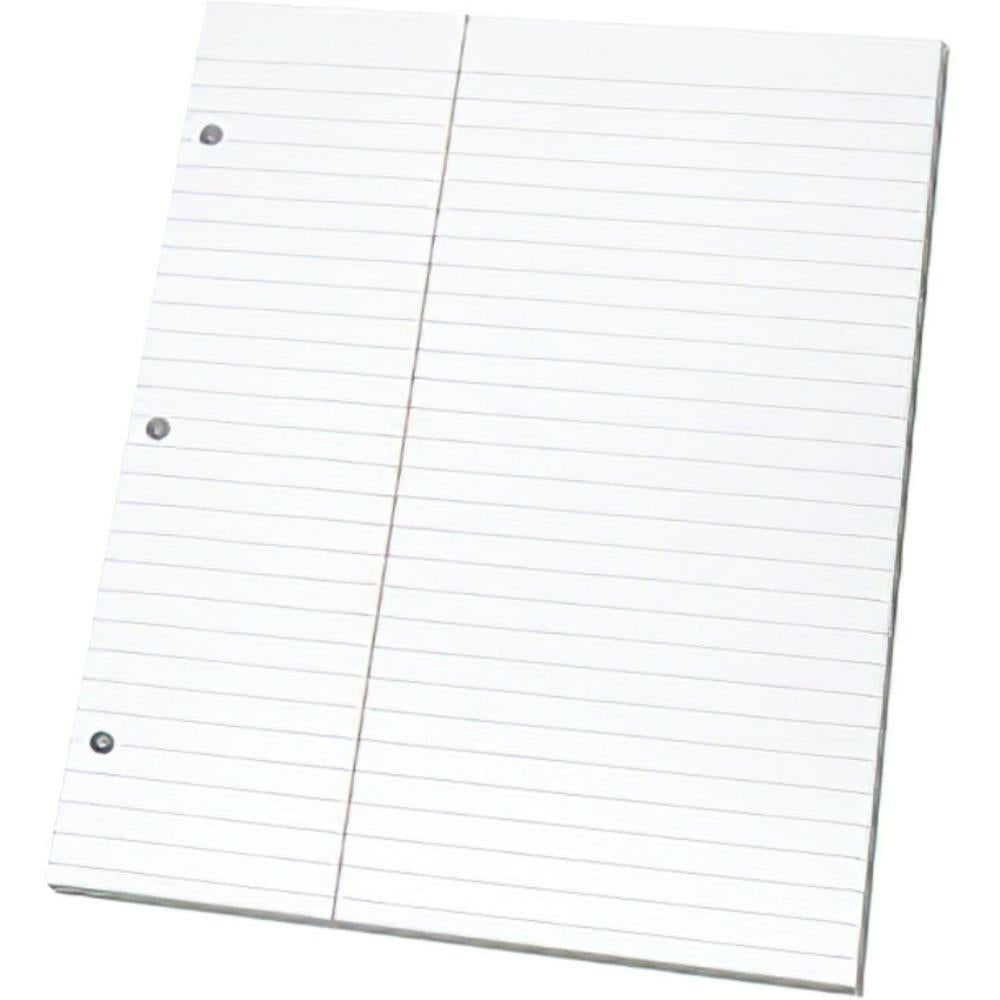 Bloc de papier ligné blanc pour procès et preuves 11"