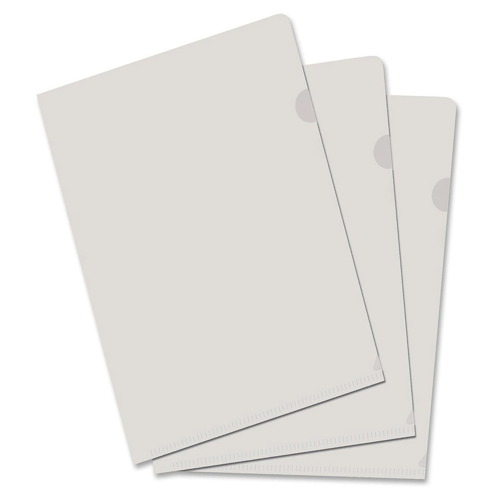 Classeur de projet tabloïd VLB Filemode - Polypropylène - Transparent - 28 cm (l) x 43 cm (L) - Paquet de 10