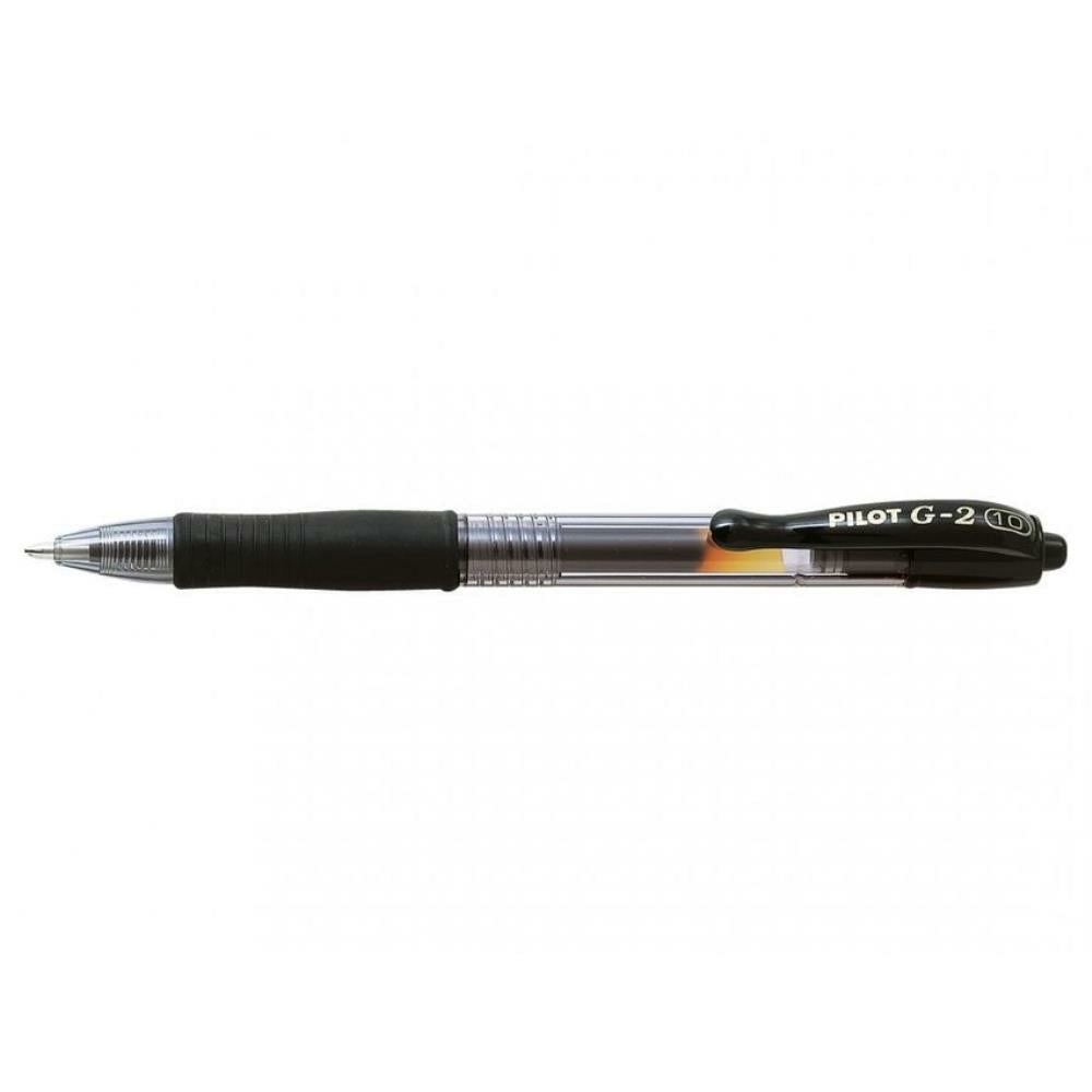 Pilot G2 Retractable Gel Pen. 1,0 mm. Black. 12/box
