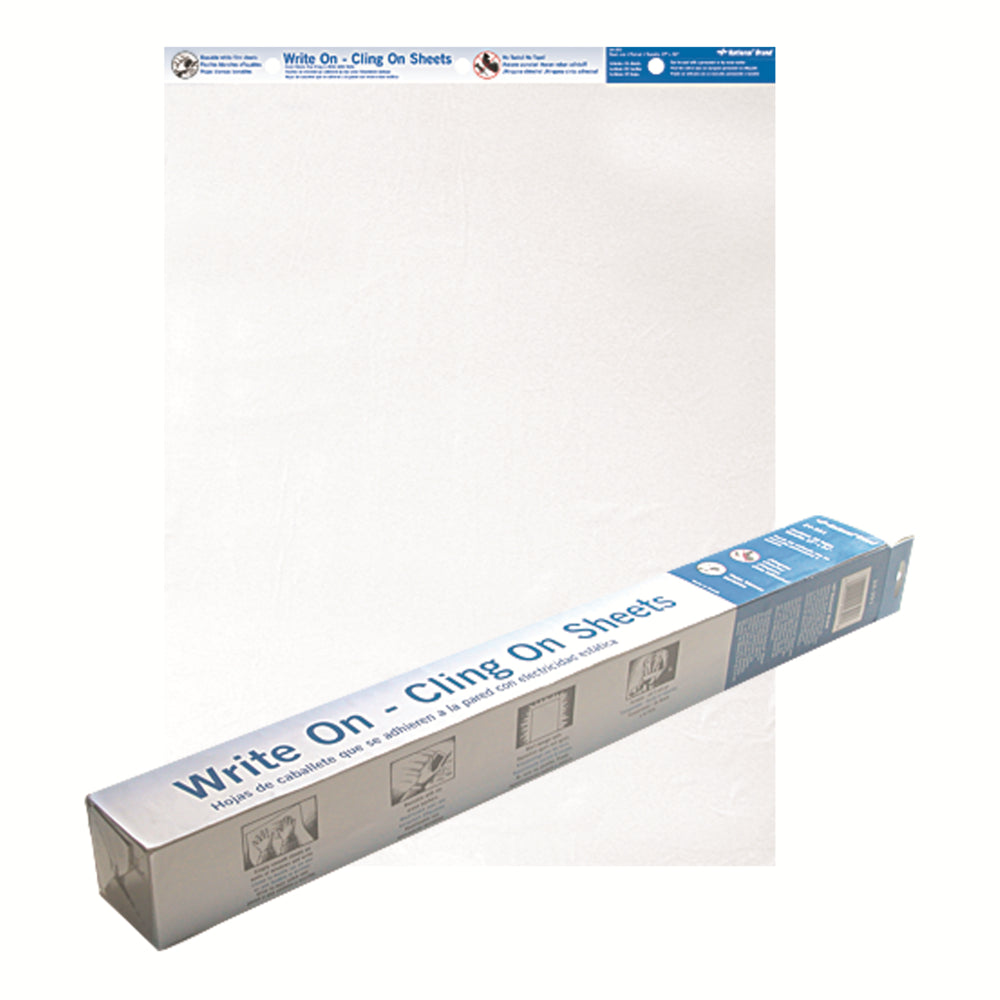 Blueline Write On/Cling On Easel Pad - 27" x 34" - White - 35 Sheets