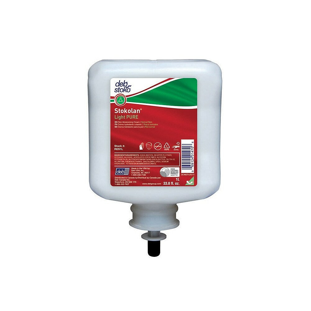 Cartouche Deb Stokolan Light PURE 1 L - Lot de 6