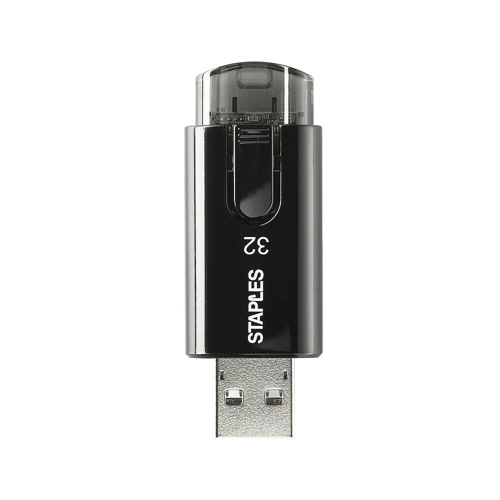 Clé USB 2.0 Staples 32 Go - Noir