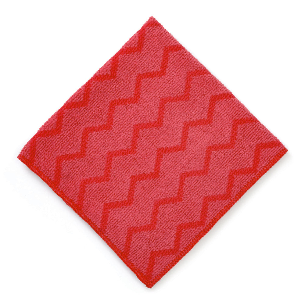 Chiffon en microfibre Rubbermaid HYGEN - Rouge 16" x 16"