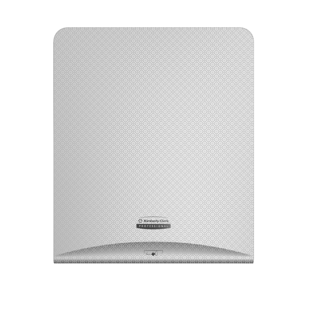 Face avant ICON de Kimberly-Clark Professional - pour distributeurs automatiques d'essuie-mains en rouleau - Motif mosaïque argentée