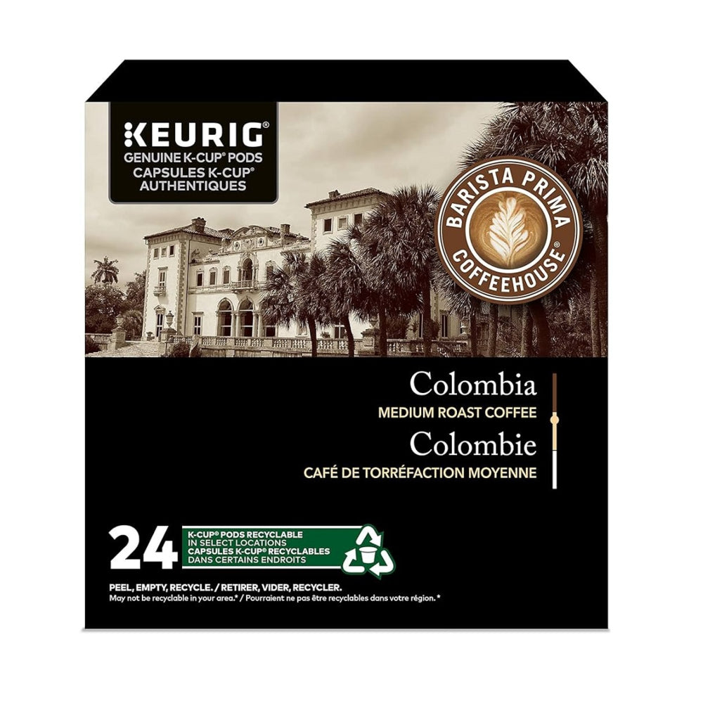 Capsules K-Cup Barista Prima CoffeeHouse Colombia - Paquet de 24