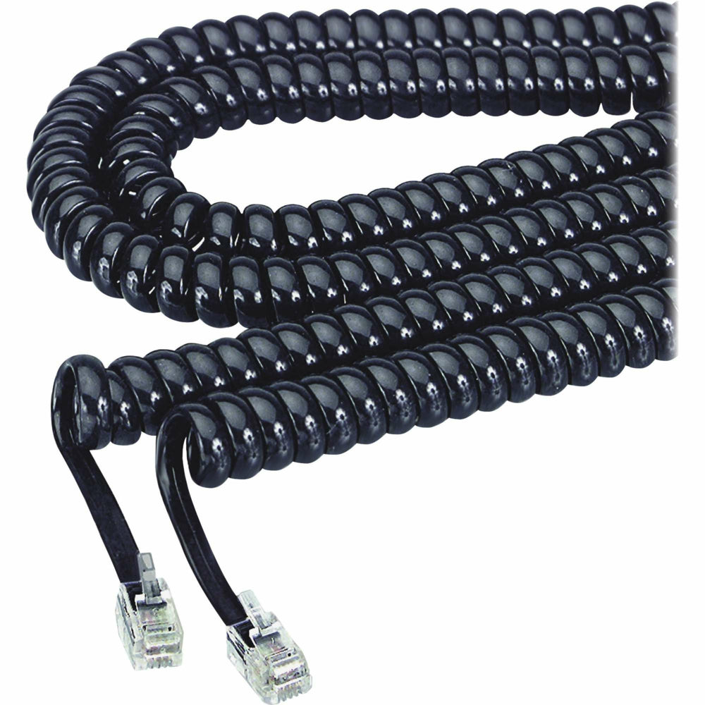 Cordon de téléphone Elink 15 pi - Noir
