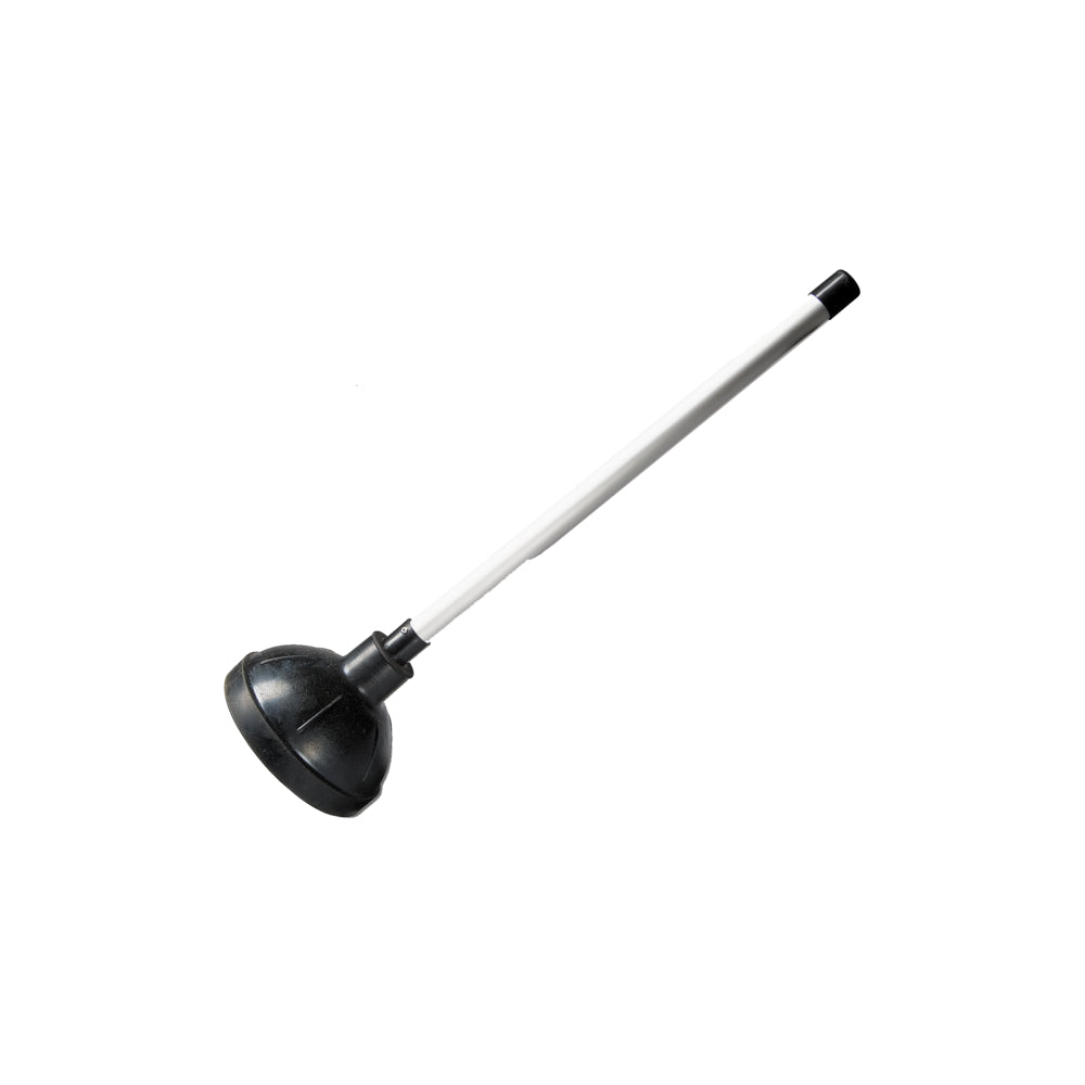 Déboucheur WC en caoutchouc Vileda avec poignée – 46,5 cm x 19,7 cm x 24,5 cm – Noir/argenté