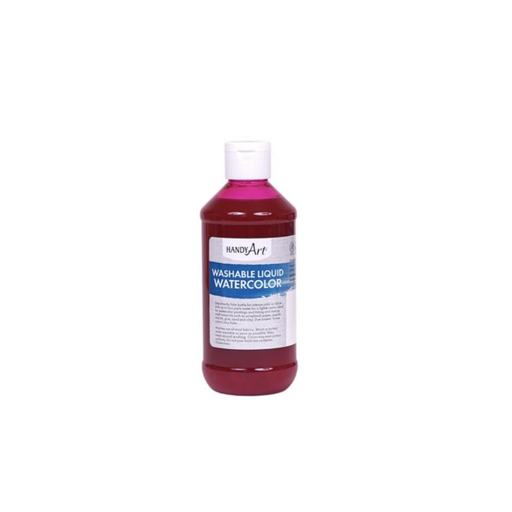 Handy Art Washable Liquid Watercolour, Magenta, 236ml.