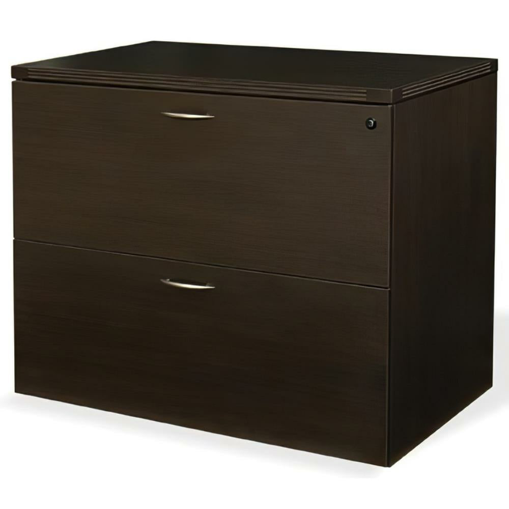 Classeur latéral à 2 tiroirs Espresso