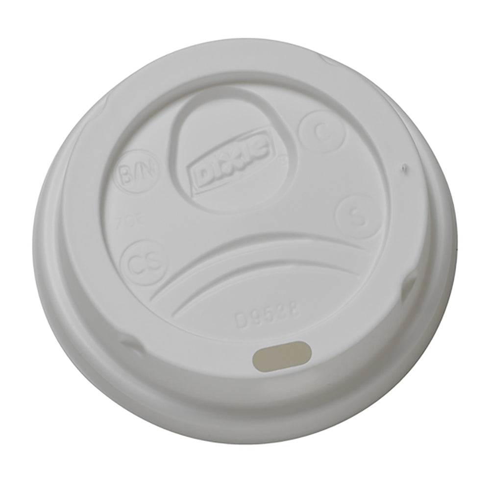 Couvercles pour gobelets Dixie Dome - Blanc - Paquet de 1 000