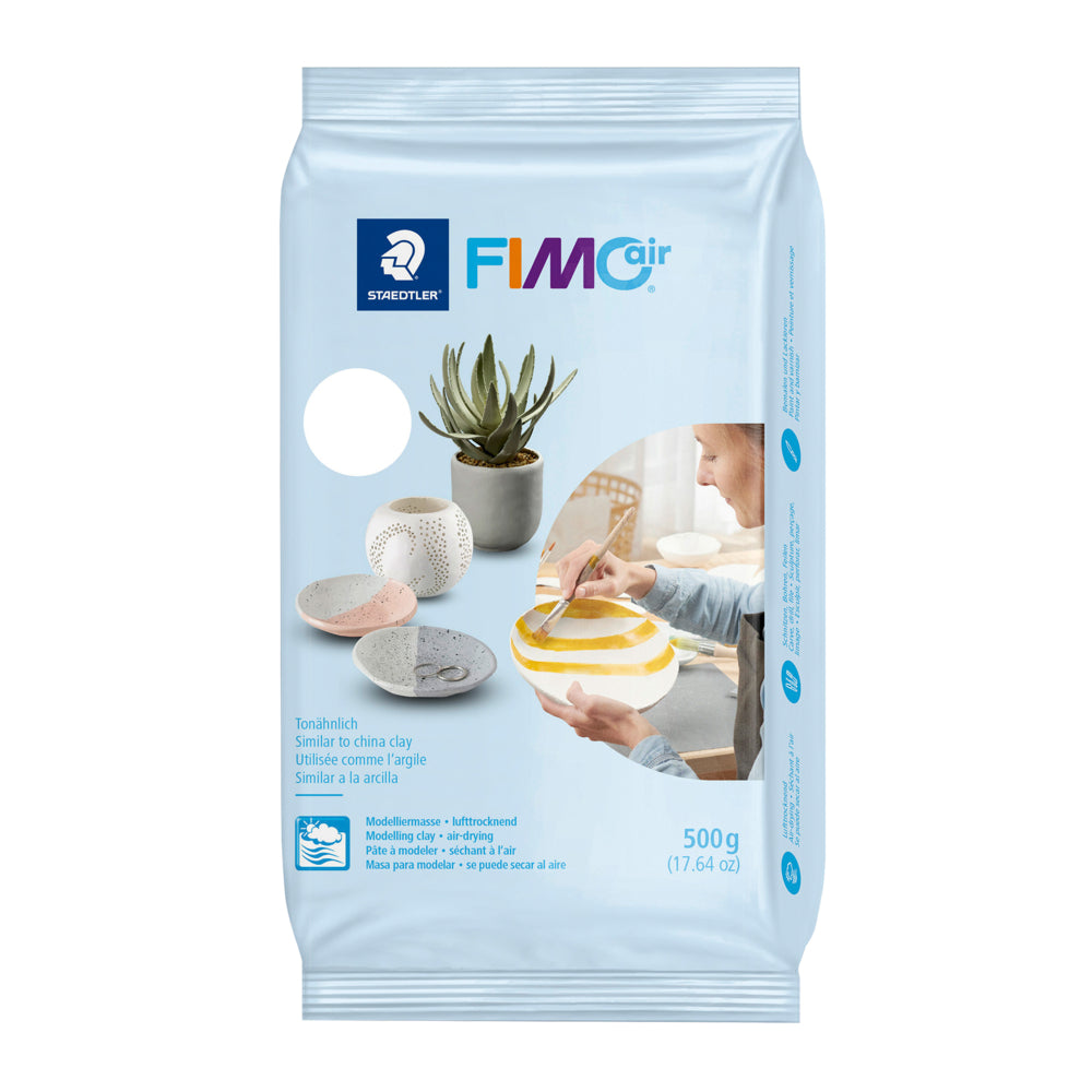 Pâte à modeler séchant à l'air libre Staedtler FIMO - 500 g - Blanche