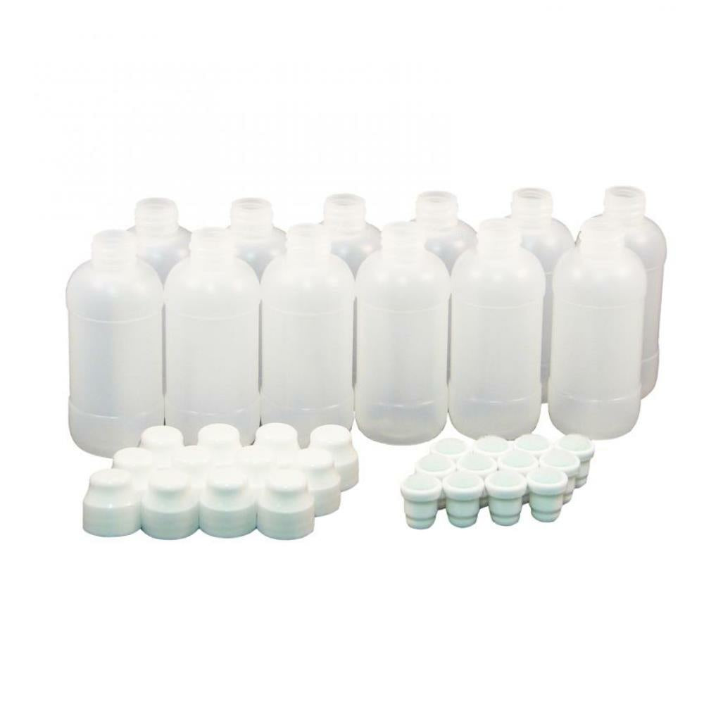 12 flacons marqueurs vides de 2 oz, embouts et bouchons tampons
