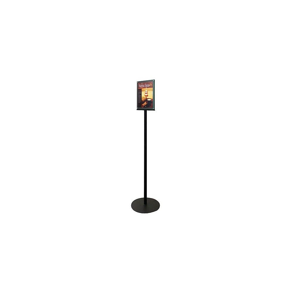 Support magnétique double face Deflecto 13" x 56" x 13", argent