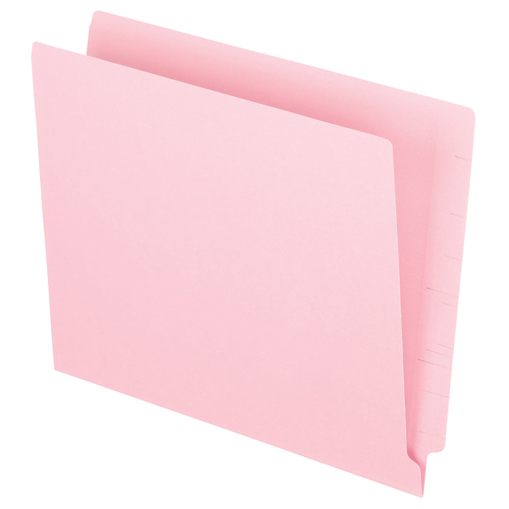 Pendaflex Shelf File Folders, Letter Size, Pink, 100 Pack