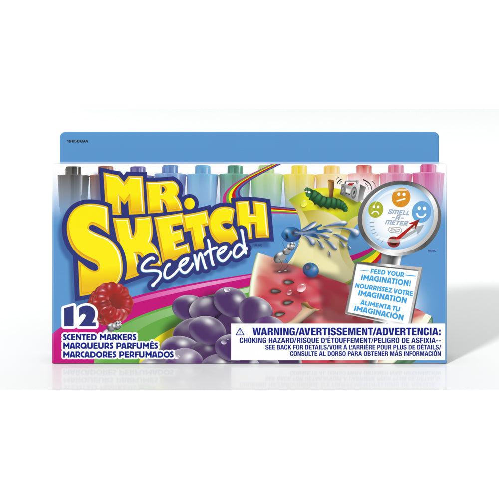 Mr. Sketch Scented Water Colour Markers, Assorted, 12-Pack