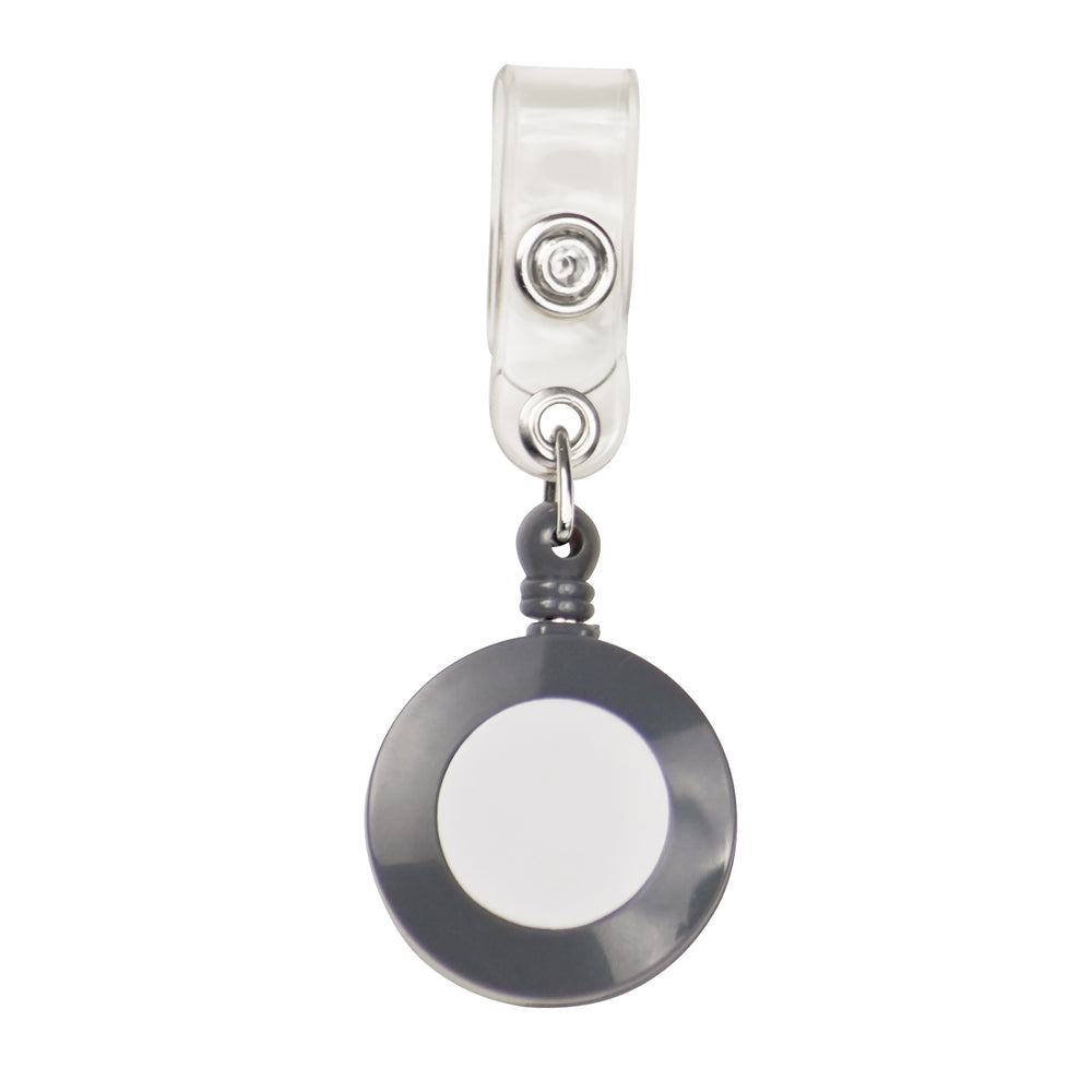 Porte-badge rétractable GBC - Gris