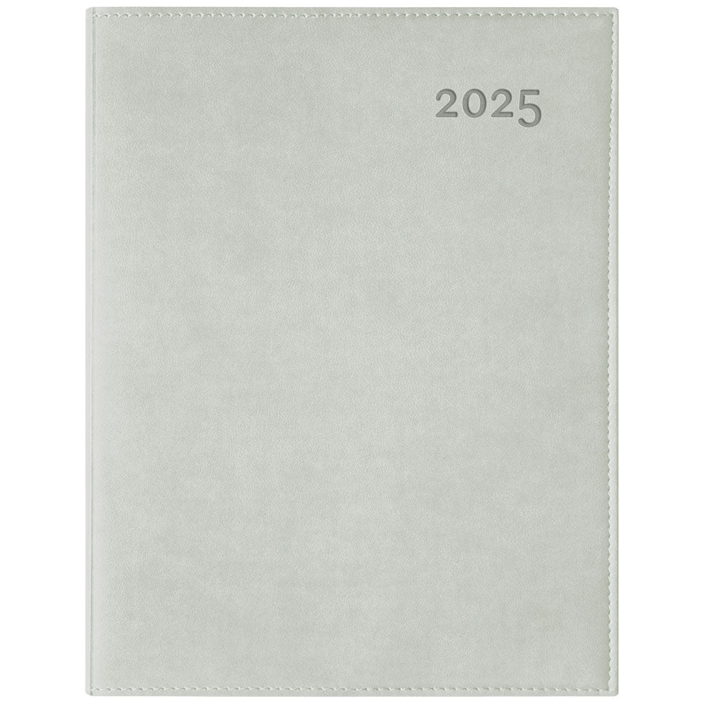 W. Maxwell 2025 Ulys Daily Planner - 8.5" x 11" - Gray - Bilingual