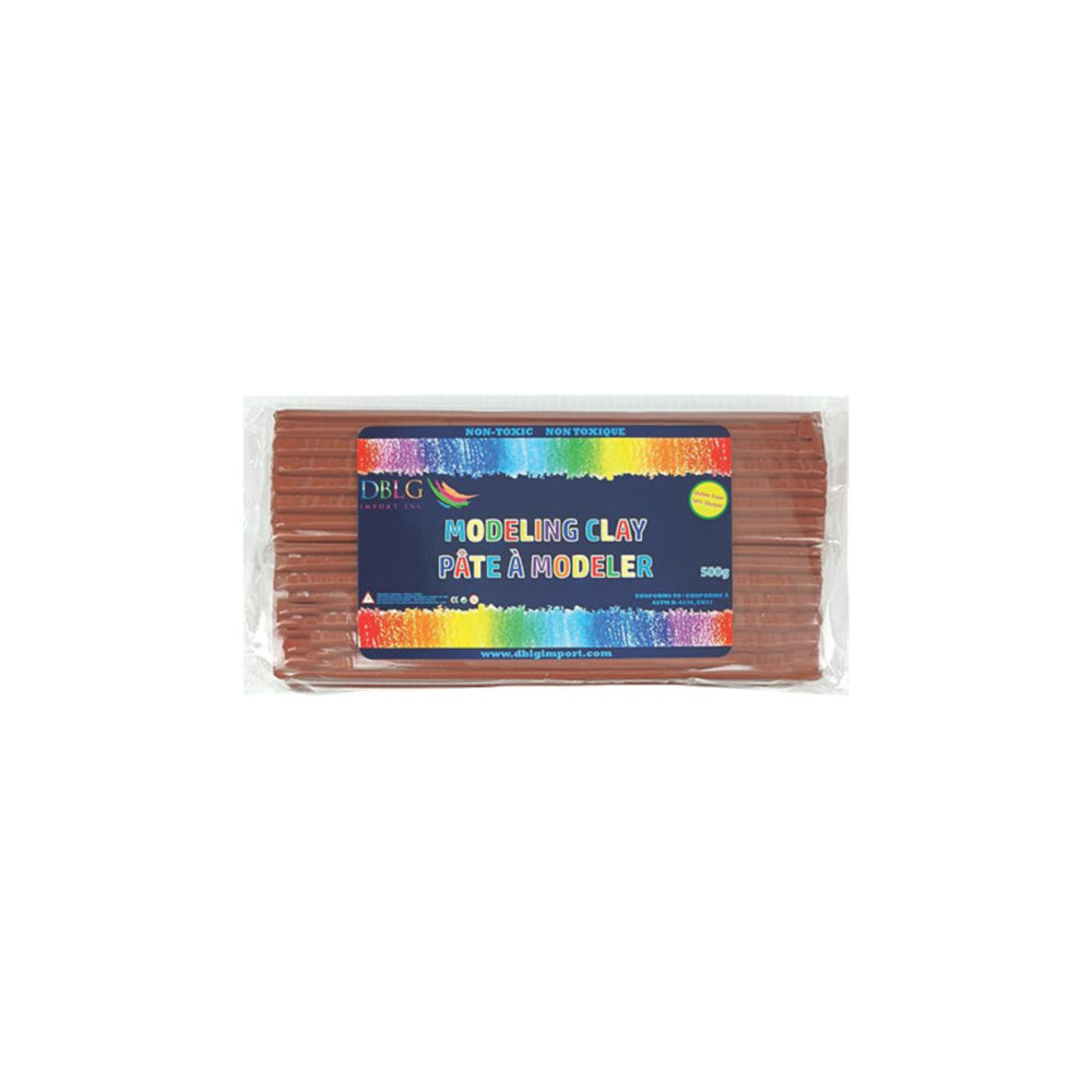 Pâte à modeler DBLG Imports - 500 g - Terre cuite