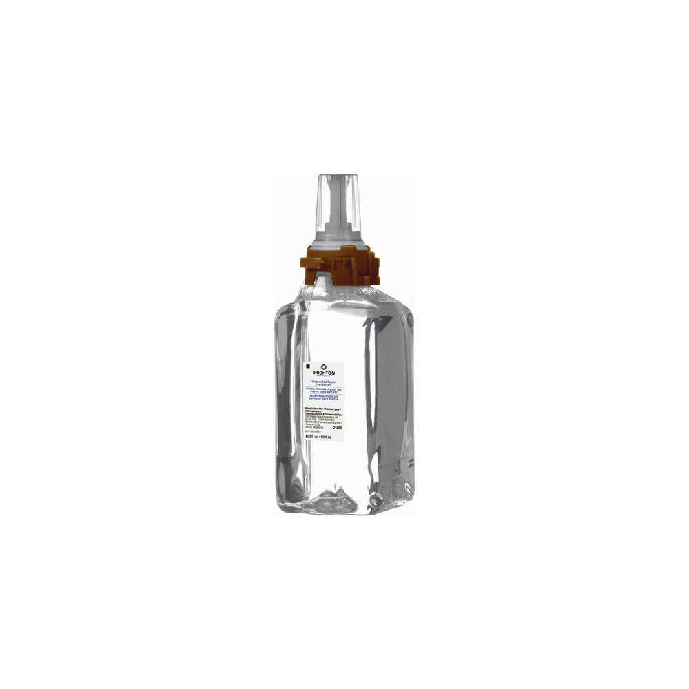 Savon mousse Brighton Professional sans parfum, recharge de savon mousse - Lot de 3