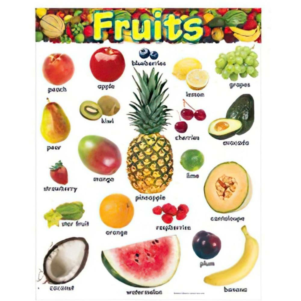 TREND Fruits Learning Chart