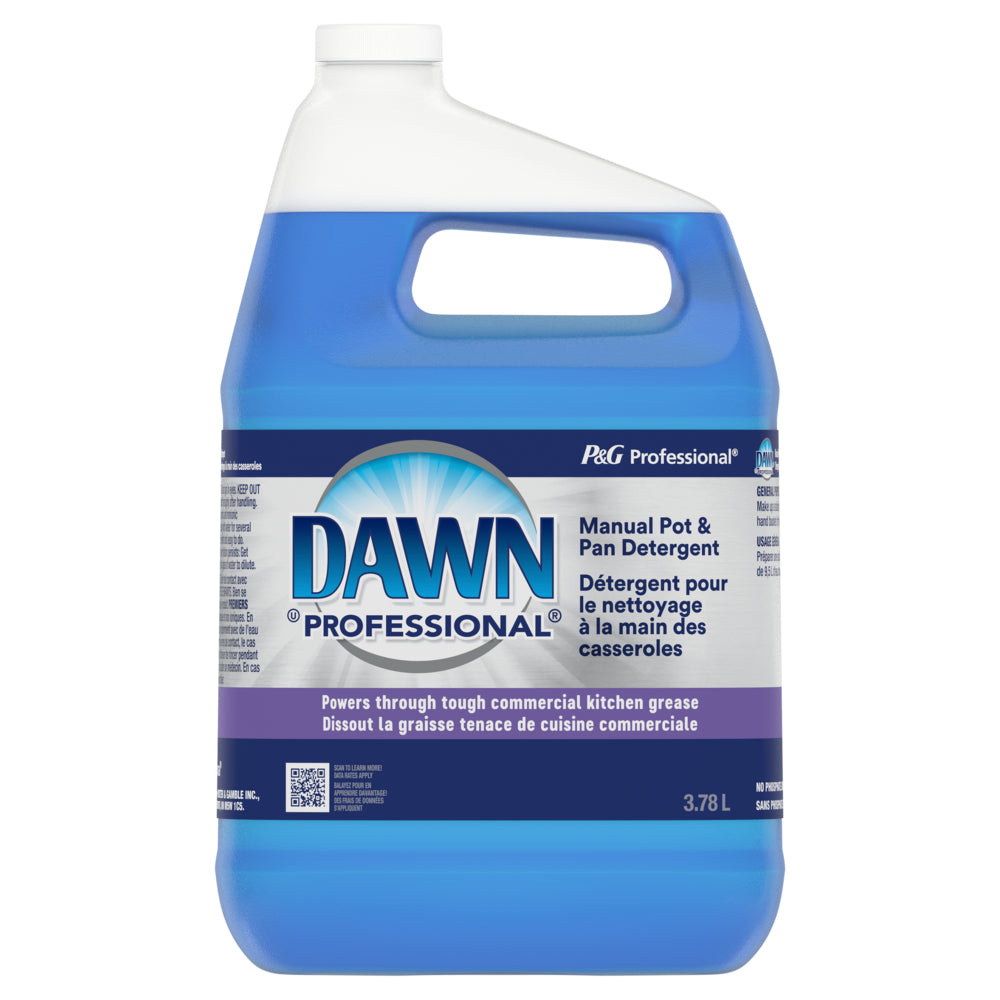 Détergent manuel Dawn Professional pour casseroles et poêles - Concentré régulier 1-00 - 3,78 L