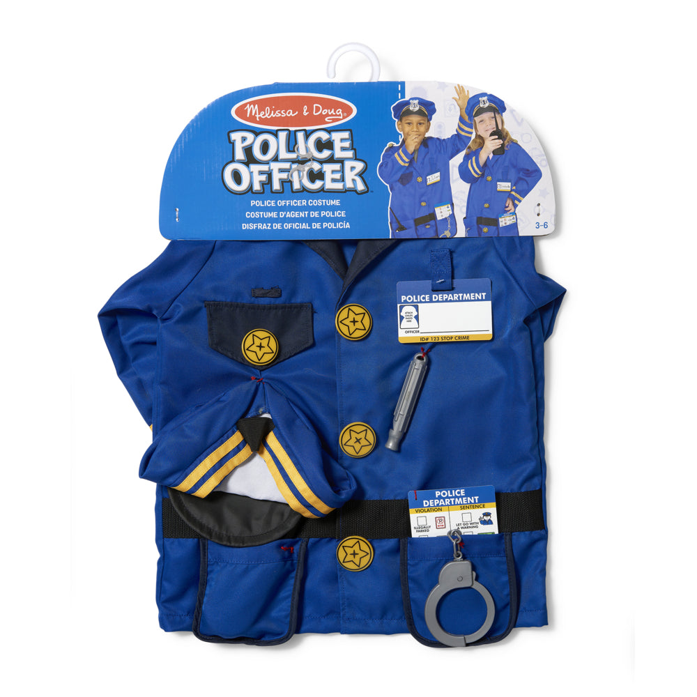 Melissa&Doug Police Officer Role Play Costume Set