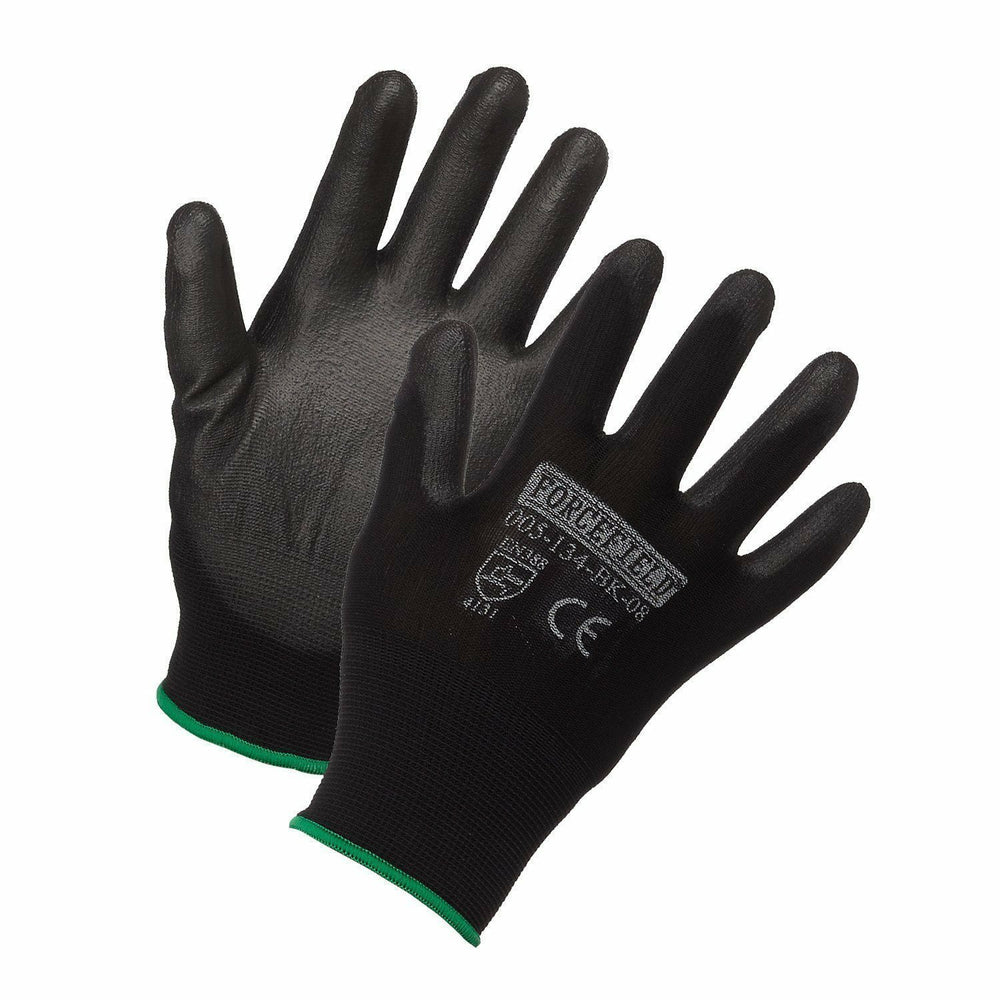 Gants de travail Forcefield Econo Knit avec paume enduite de PU - Taille M - (005-134-BK)