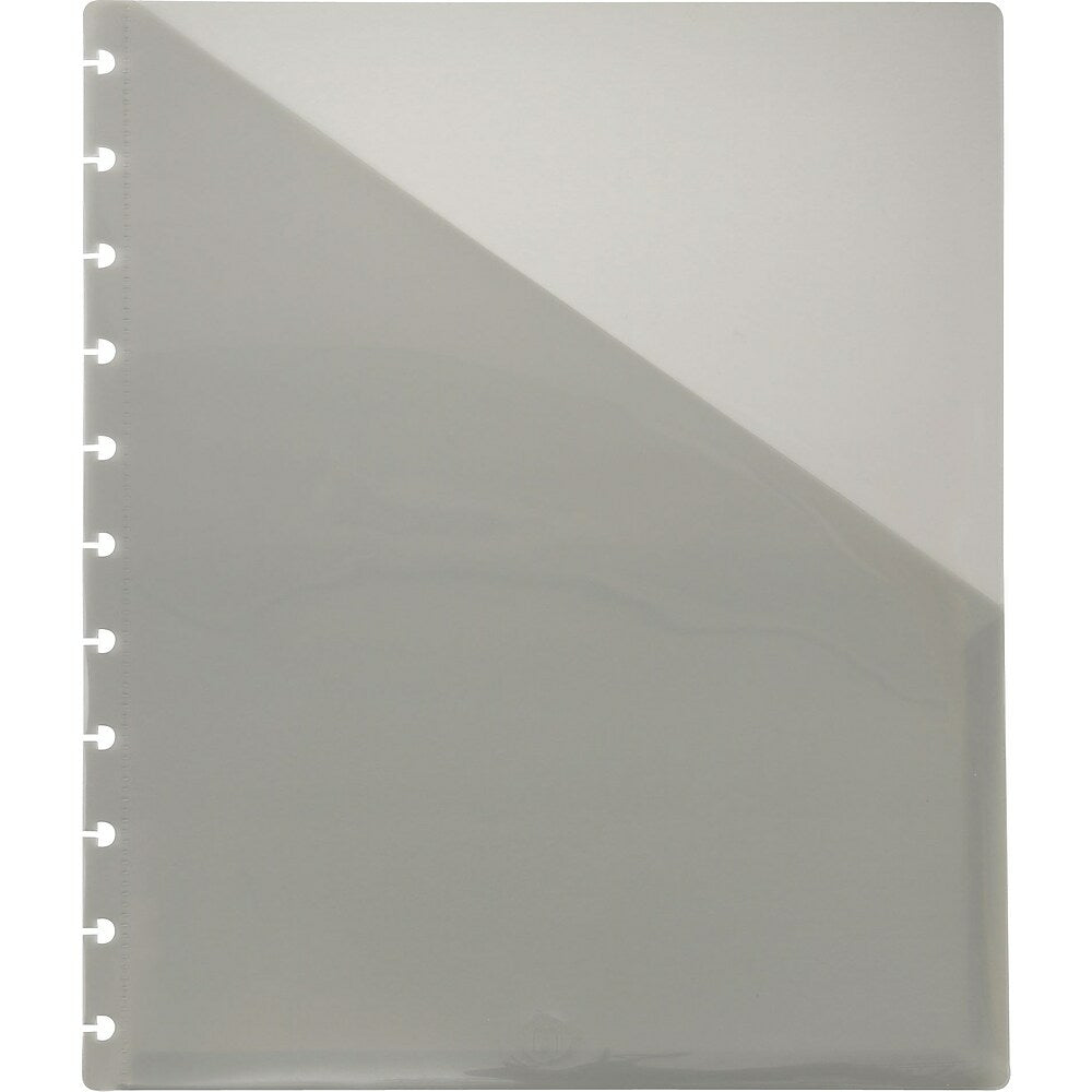 M by Staples Arc Pocket Dividers - 11" x 8-1/2" - Grey