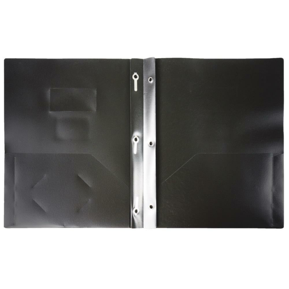 Portefeuille Winnable à deux poches avec attaches. Noir.