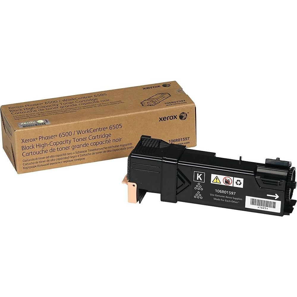 Cartouche de toner noir haute capacité Xerox 106R01597