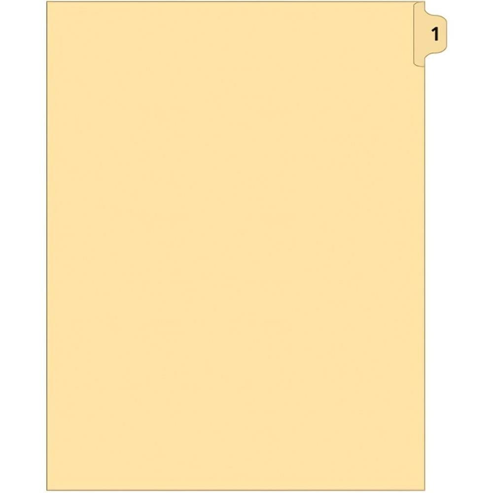 Onglets Supreme Litigation 25e coupe, singles numériques, 11 pouces, Buff n° 9, paquet en vrac