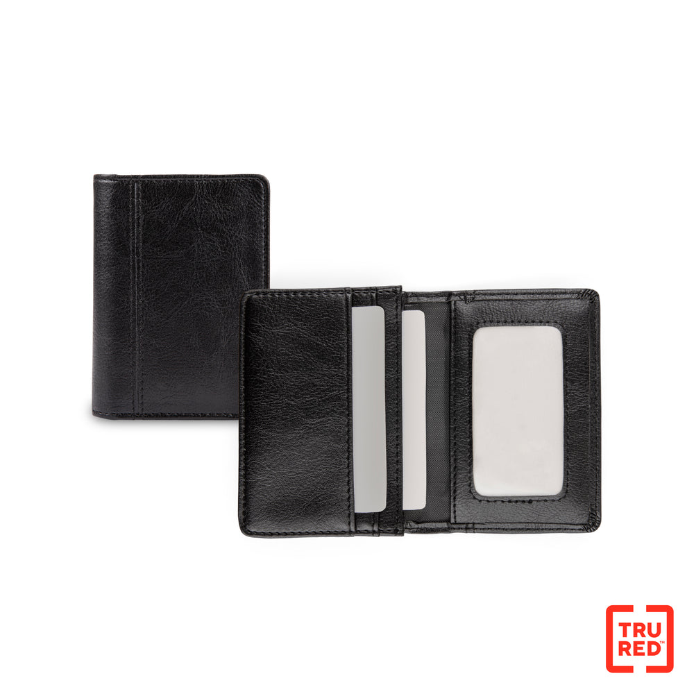Bugatti Synthetic Leather Business Card Case - Black