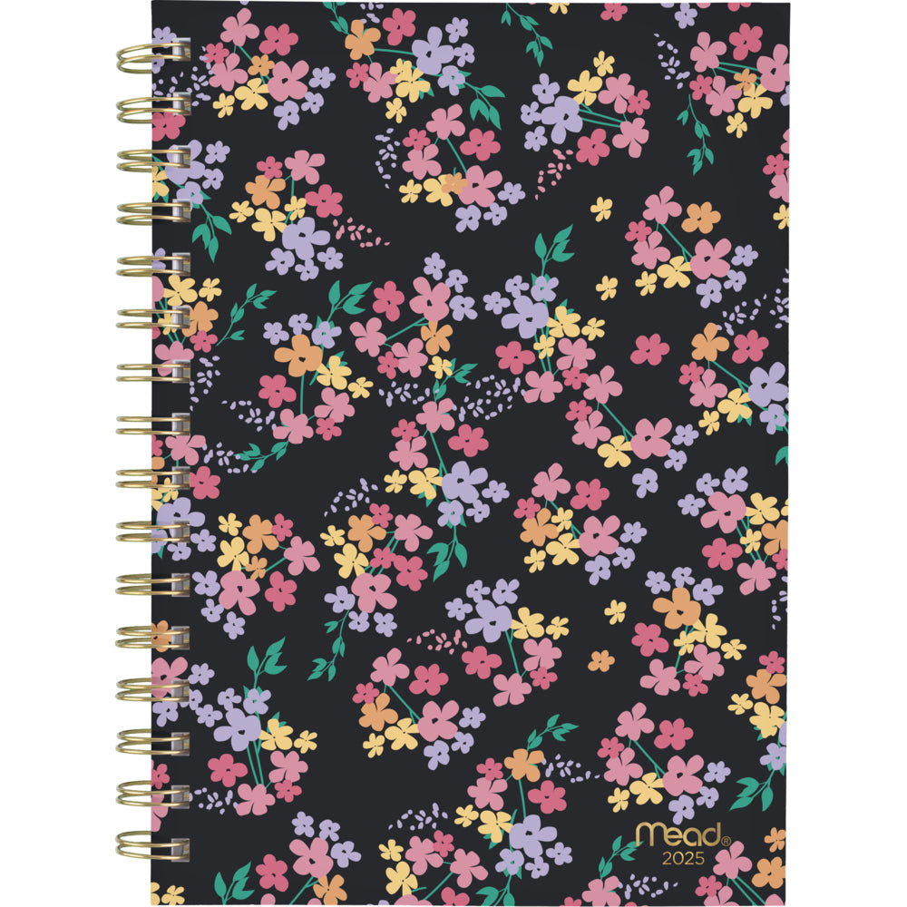 Mead 2025 Caprice Weekly/Monthly Planner - 8-1/2" H x 5-1/2" W - Multicolour - Bilingual