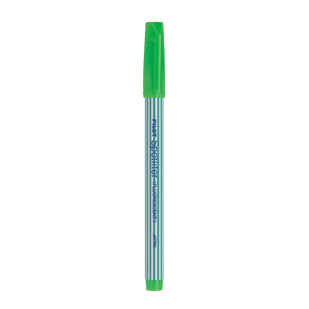 Pilot Spotliter Highlighter - Chisel Tip - Fluorescent Green - 12 Pack