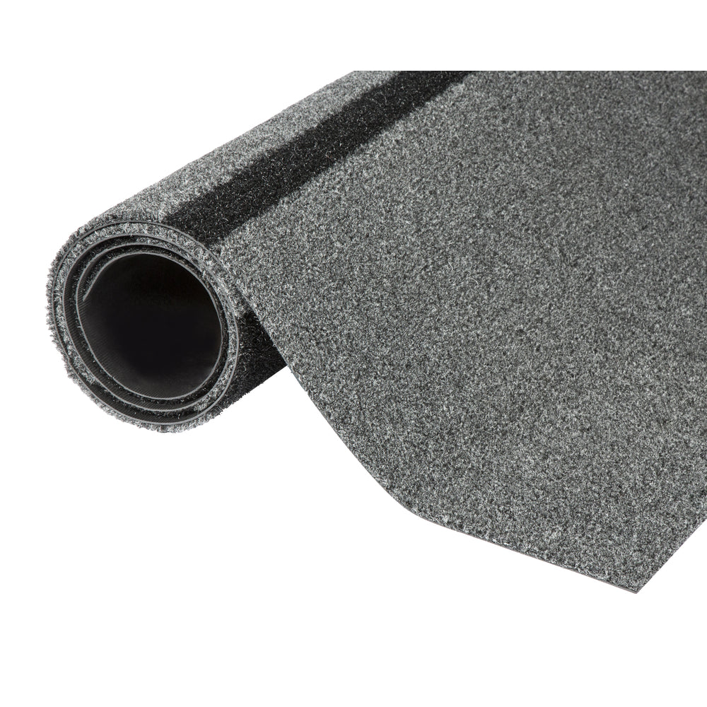 Tapis d'entrée Mat Tech Glacier - 1,2 m x 1,8 m - Anthracite/Noir