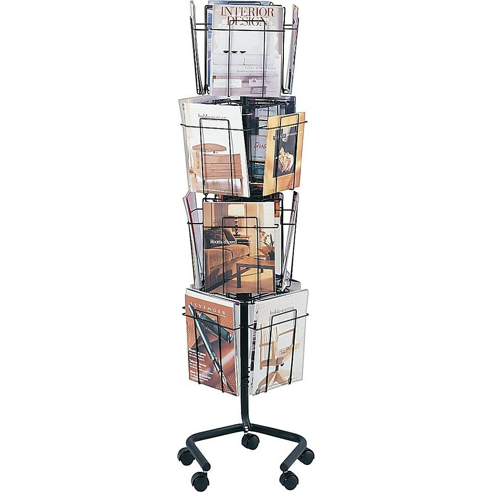 Safco Rotary Magazine Rack