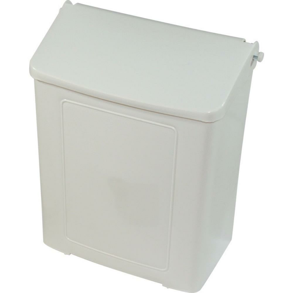 Globe Commercial Plastic Sanitary Napkin Disposal Unit, 10.62" x 9" x 4.62 (3014)